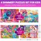 QUOKKA Puzzles for Kids Ages 4-6 – 4-Pack 60-Piece Puzzles for Kids – Fairy Tale Jigsaw Puzzle Set with Princess